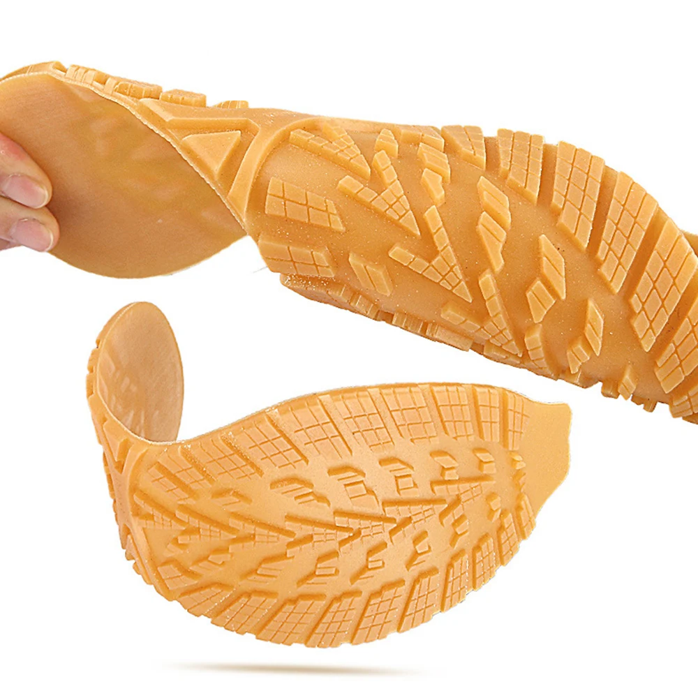 1Pair Non-Slip Sneakers Outsole Cuttable Rubber Sole Stickers Replaceable Repair Outsole Wearable Shoes Pads Repair Materials