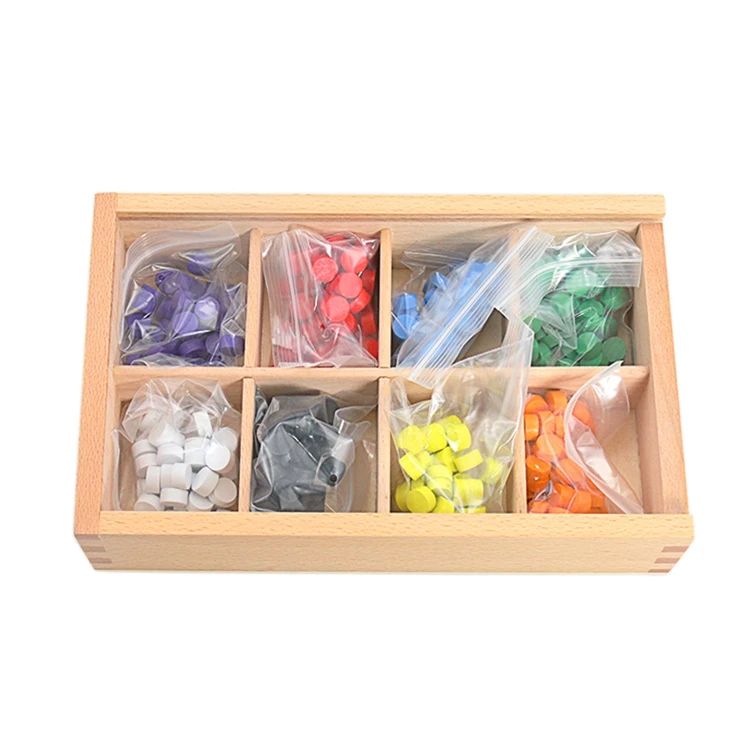 Baby Toys Froebel Teaching Aids 15 Sets Wood Box Teaching Tools Early Learning Educational Preschool Training Toys for Children