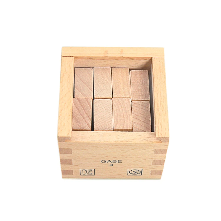 Baby Toys Froebel Teaching Aids 15 Sets Wood Box Teaching Tools Early Learning Educational Preschool Training Toys for Children