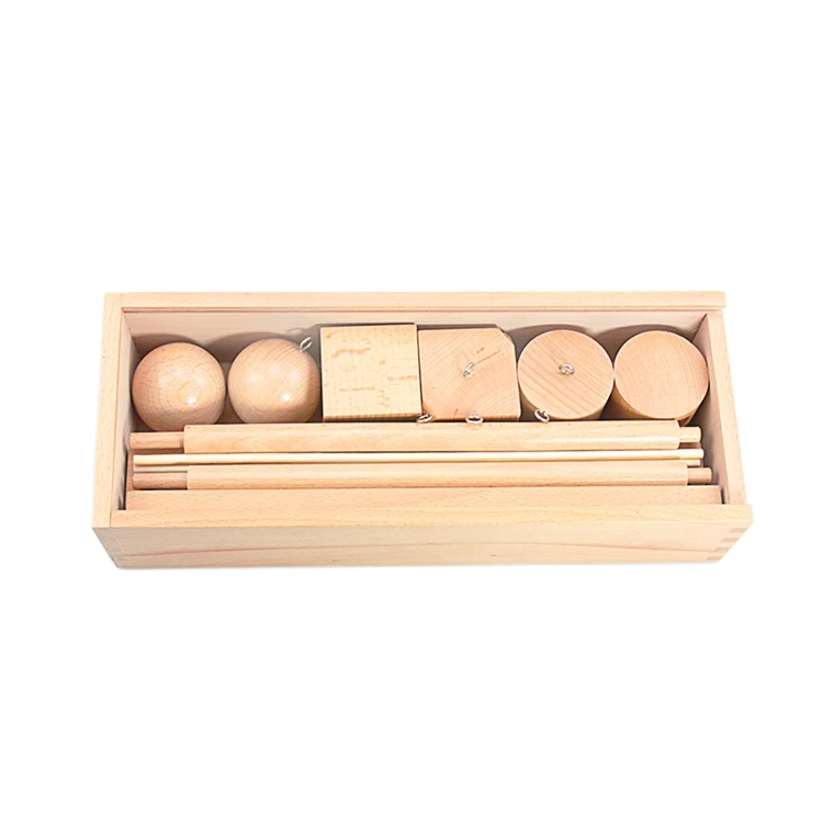 Baby Toys Froebel Teaching Aids 15 Sets Wood Box Teaching Tools Early Learning Educational Preschool Training Toys for Children