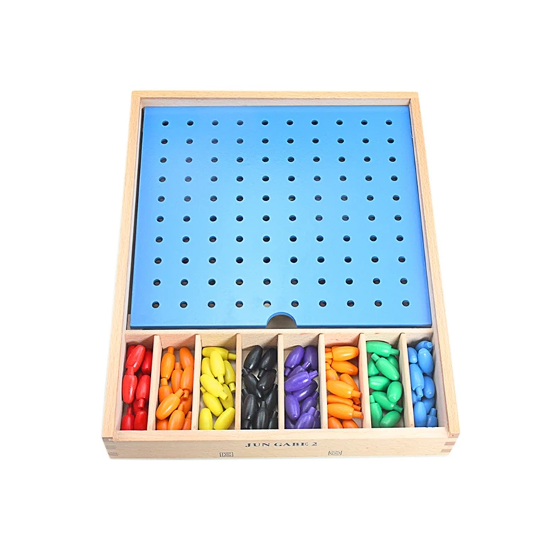 Baby Toys Froebel Teaching Aids 15 Sets Wood Box Teaching Tools Early Learning Educational Preschool Training Toys for Children