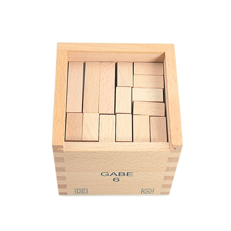 Baby Toys Froebel Teaching Aids 15 Sets Wood Box Teaching Tools Early Learning Educational Preschool Training Toys for Children