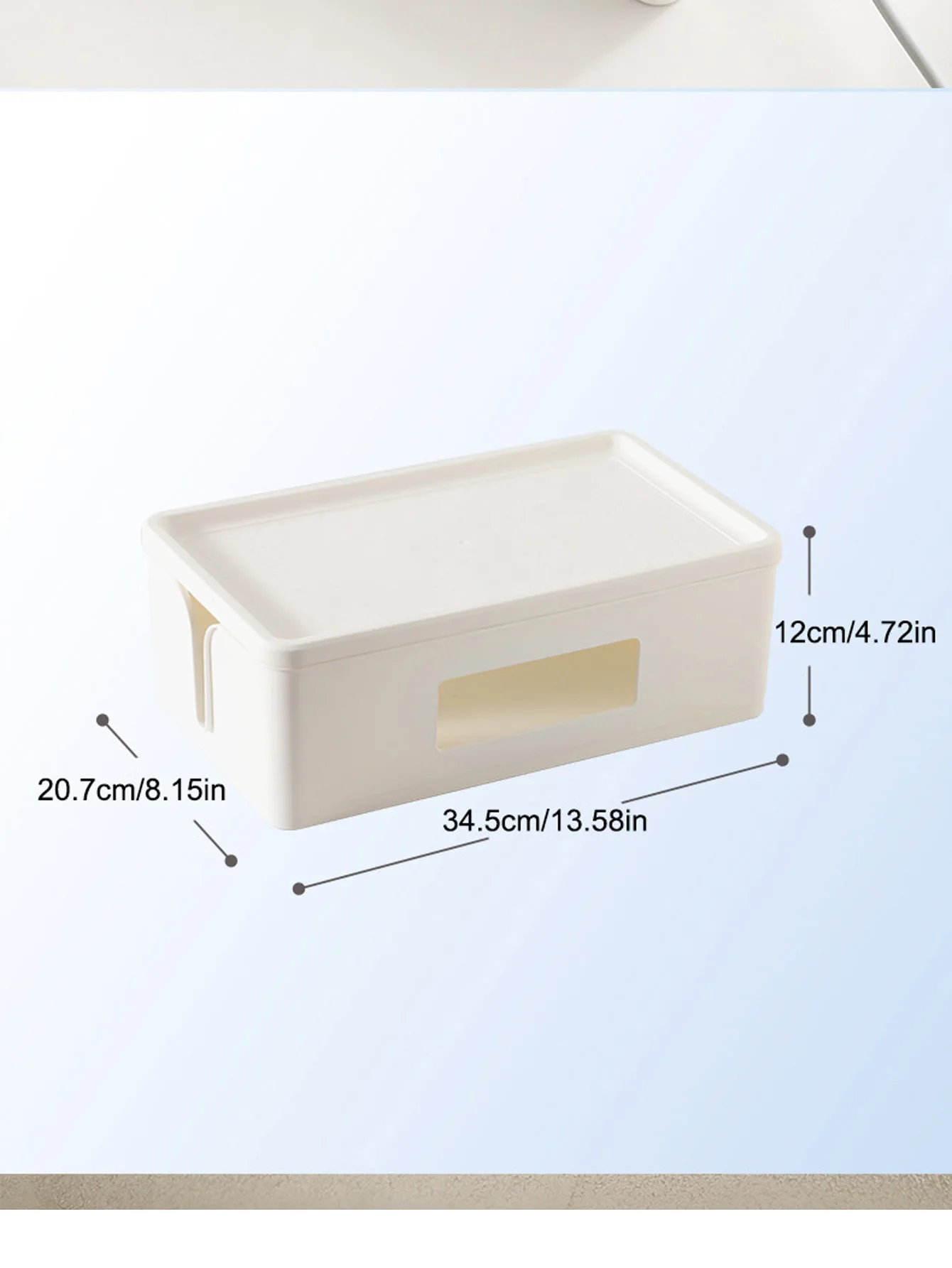 1PC Cable Storage Box Desktop Power Plug Board Storage Box Wireless WiFi Router Bracelet Desktop Data Line Plug Holder Shelf