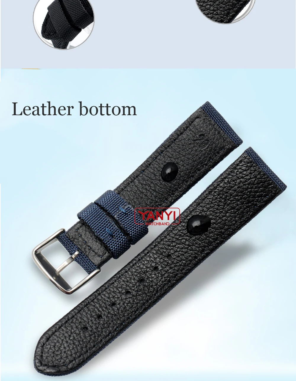 Nylon Watchband for I-WC S-Eiko Swristband Canvas Durable Sport Watch Strap Comfortable Leather Bottom 16mm 18mm 20mm 22mm 24mm