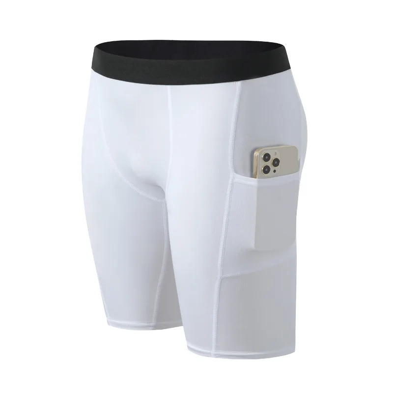 Summer Men Crossfit Shorts Compression Running Gym Shorts Quick Dry Fitness Basketball Shorts Male Training Tights Gym Clothing