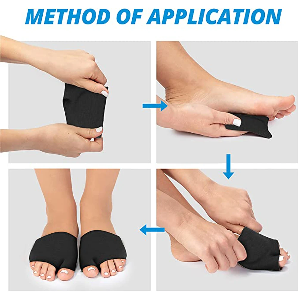 Silicone Gel Insoles for Shoes Metatarsal Forefoot Insert Pad for Women Men Foot Cushion Pads For Hallux Valgus Corrector Socks