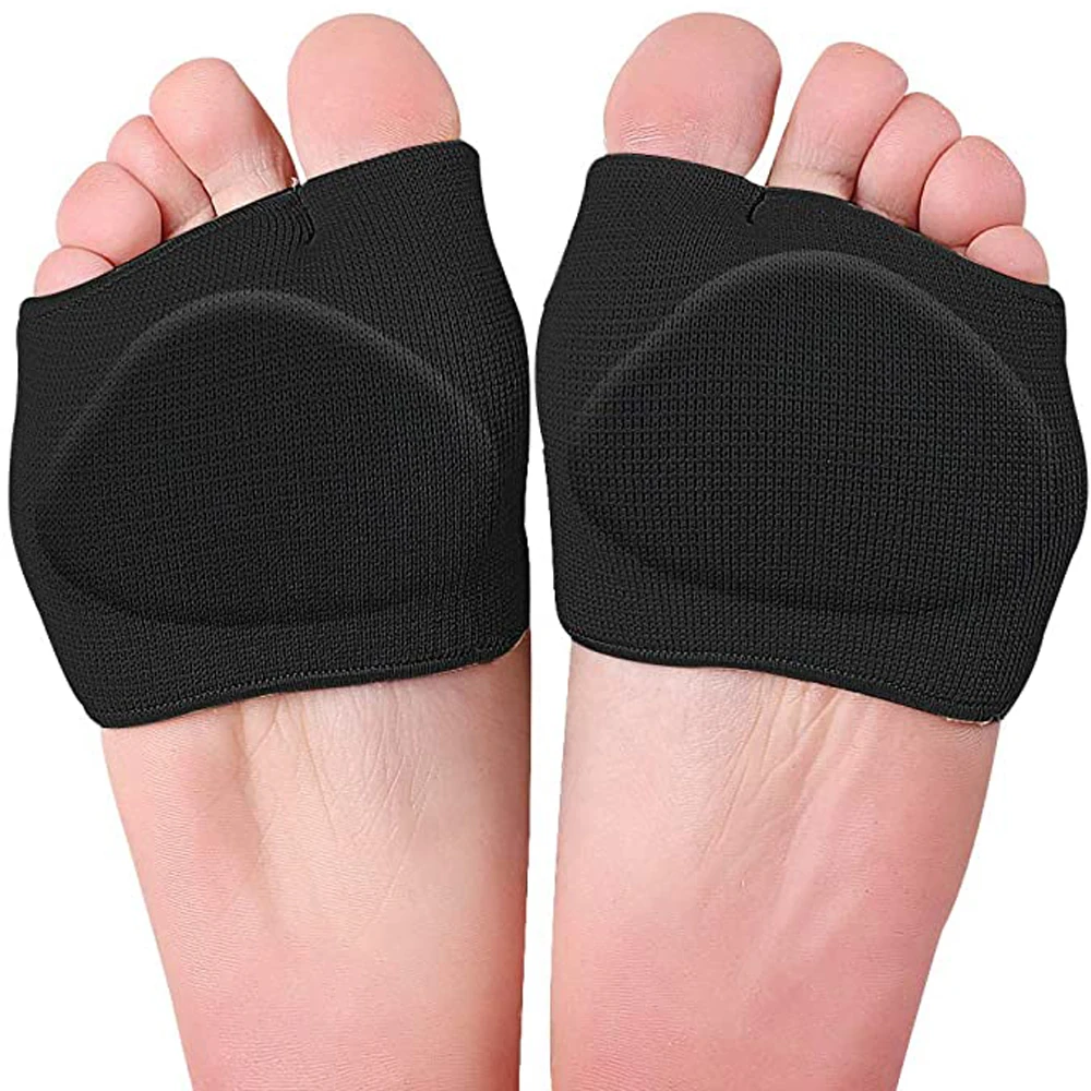 Silicone Gel Insoles for Shoes Metatarsal Forefoot Insert Pad for Women Men Foot Cushion Pads For Hallux Valgus Corrector Socks