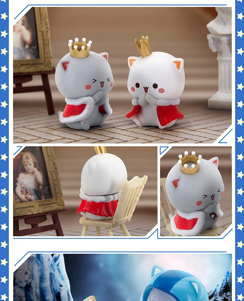Mitao Cat 3 Blind Box Cute Cat Mystery Box Figure Model Ornaments Childrenal Birthday Gift Toys