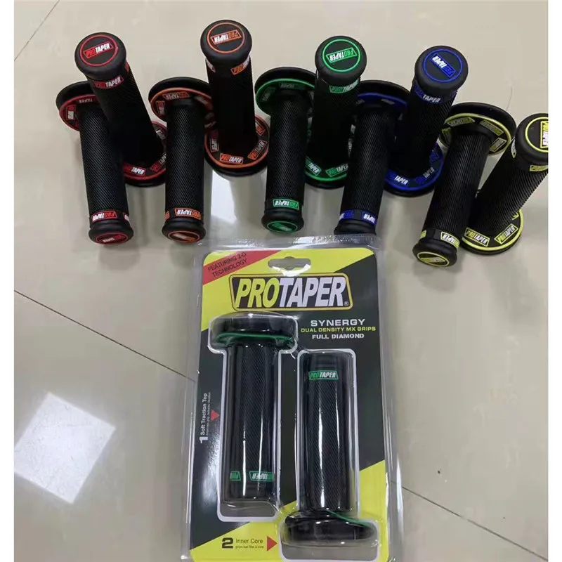 ATV Handle Grip Motorcycle Handlebar Grip For Honda Dirt Pit Bike Part Racing Motocross 7/8 "22 24MM Gel Rubber Brake Universal