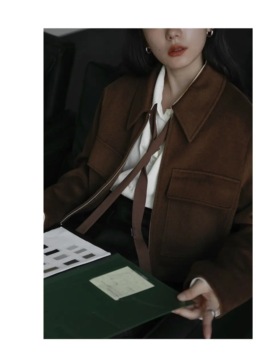 2026 Autumn Women's Oversized Long Sleeve Blouse 2026 Summer New Arrival Tie Neck Shirt Loose Fit Office Elegant Fashion