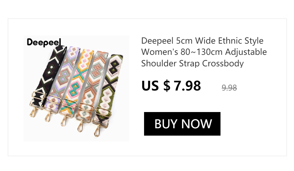 Deepeel 3.8cm Leopard Print Wide Shoulder Straps Wallet Tapes 80-140cm Adjustable Crossbody Women's Long Bags Strap Accessories