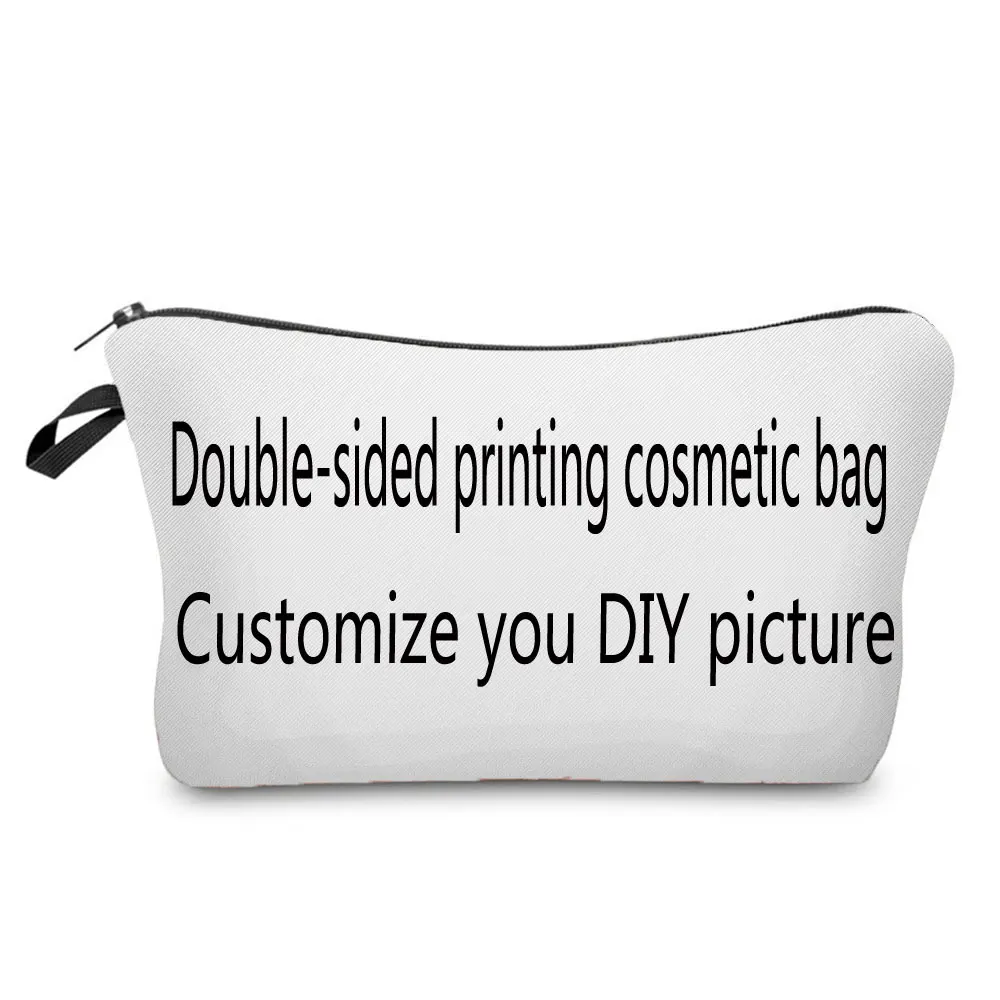 Hot Sale Nurse ECG Printing Women Cosmetic Bags Lovely Casual Travel Portable Storage Handbags Makeup Bag Toiletry Bags Female