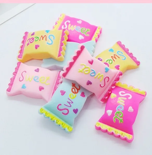 10pcs Slime Charms Soft Candy Resin Star Additives Supplies DIY Kit Filler Decor For Fluffy Clear Cloud Slime Clay 18mm
