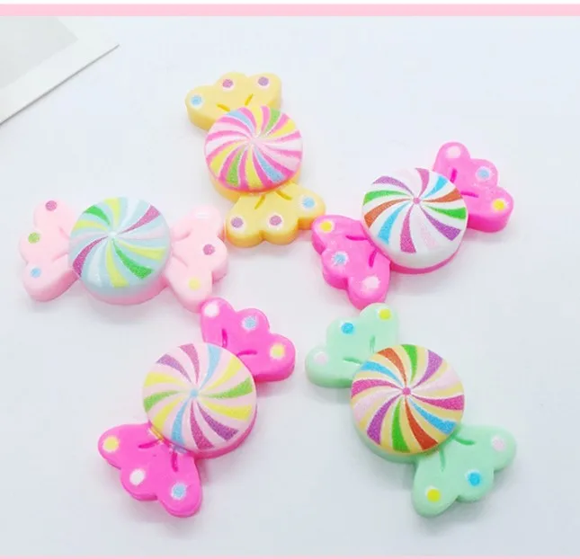 10pcs Slime Charms Soft Candy Resin Star Additives Supplies DIY Kit Filler Decor For Fluffy Clear Cloud Slime Clay 18mm