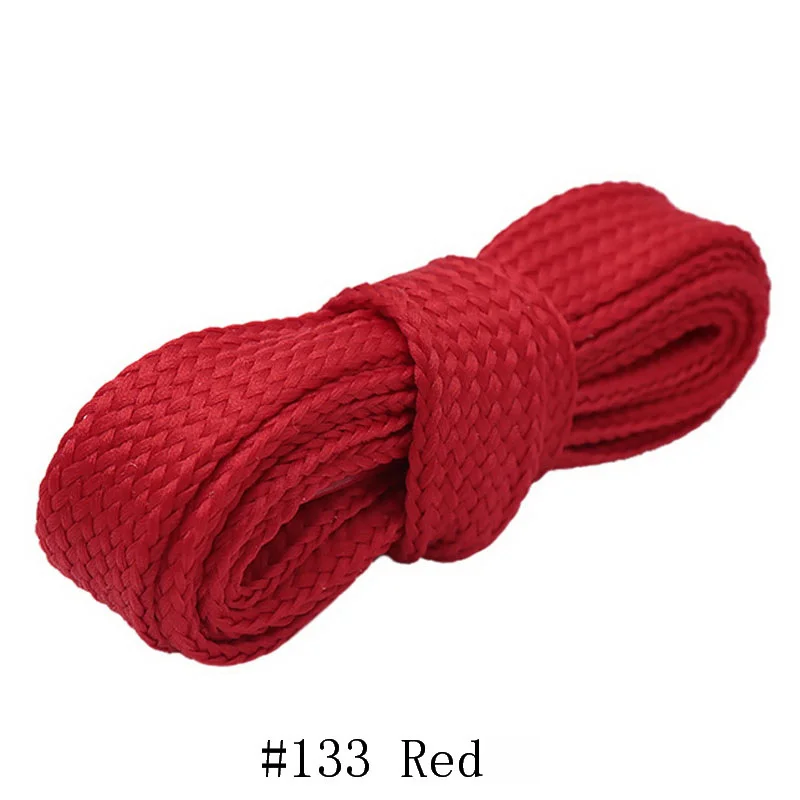 Widened 18mm Width Double Layer Wide Laces Sneakers Solid Color Flat Fat Shoestrings Air Queen Bootlaces Force Shoelaces Cord