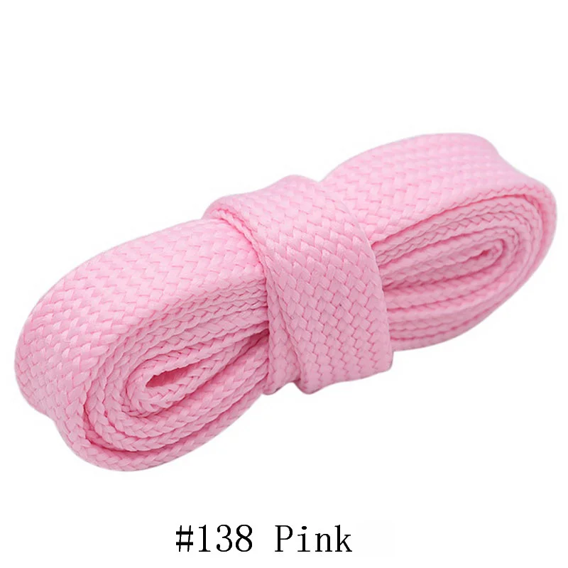Widened 18mm Width Double Layer Wide Laces Sneakers Solid Color Flat Fat Shoestrings Air Queen Bootlaces Force Shoelaces Cord