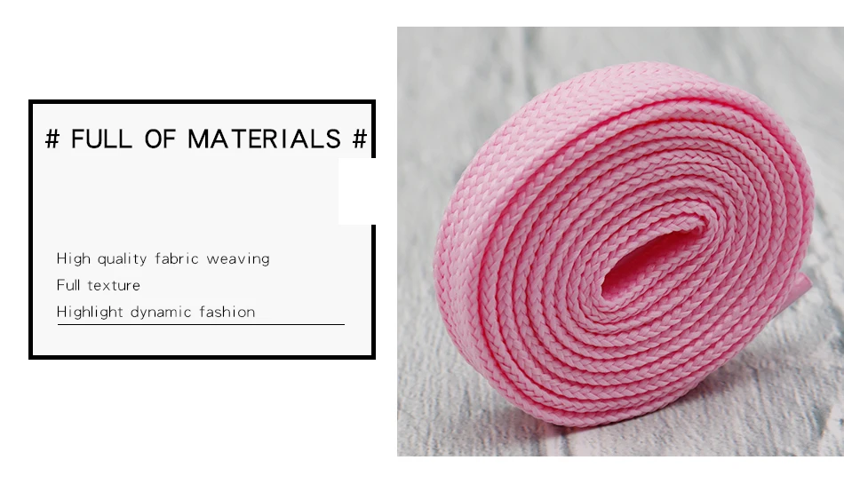 Widened 18mm Width Double Layer Wide Laces Sneakers Solid Color Flat Fat Shoestrings Air Queen Bootlaces Force Shoelaces Cord