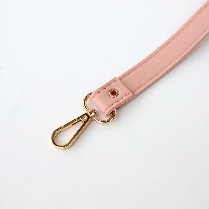 138cm Long Faux Leather Shoulder Bag Strap DIY Purse Handle Adjustable Crossbody Handbag Belt Replacement with Clasp