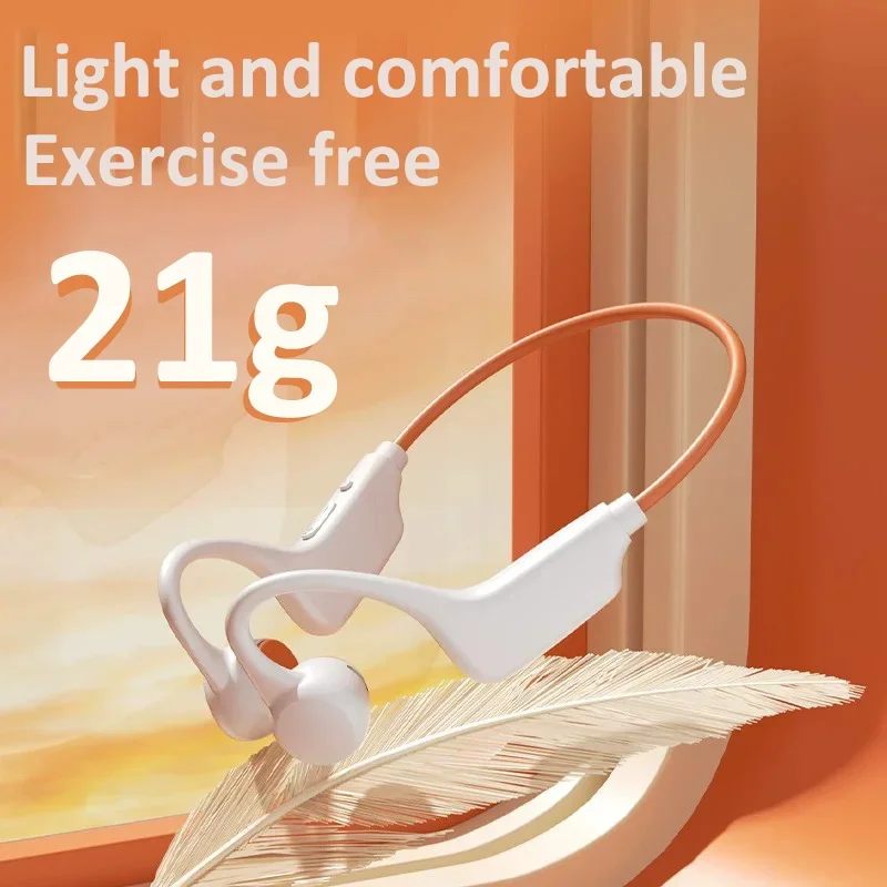 Lenovo NEW Bone Conduction Headset Bluetooth 5.4 Not In Ear Swimming Running IPX8 Waterproof Long Life Hang Ear Sports Headphone
