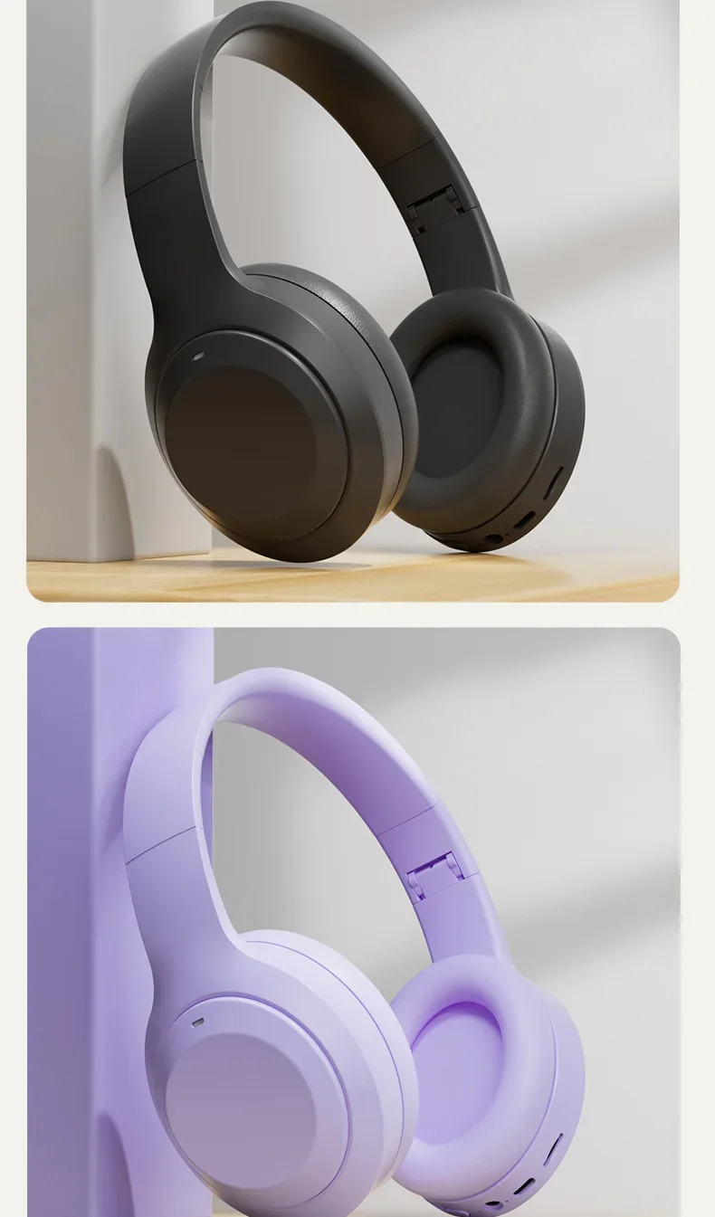 Over Ear HIFI Stereo M5 Headsets Wireless Bluetooth 5.3 Headphones Sports Gaming Earphones Support TF/AUX noise reduction