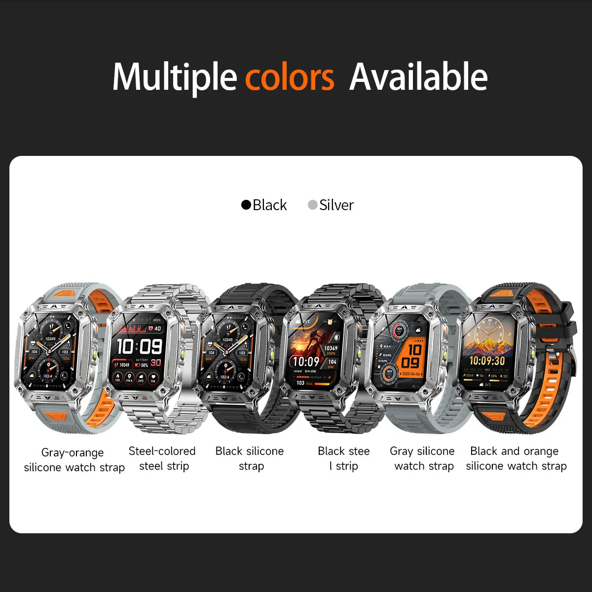 2026 New 1400mAh Battery Smart Watch GPS path Bluetooth Call 10ATM Waterproof Swim Sport Run Hiking Outdoors Military Smartwatch