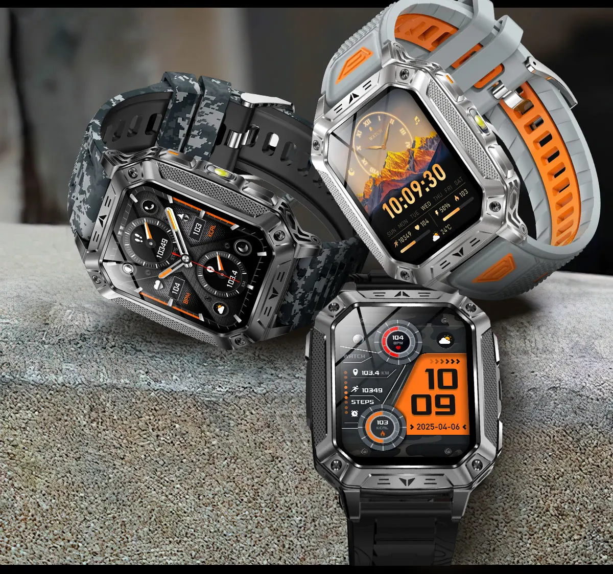 2026 New 1400mAh Battery Smart Watch GPS path Bluetooth Call 10ATM Waterproof Swim Sport Run Hiking Outdoors Military Smartwatch