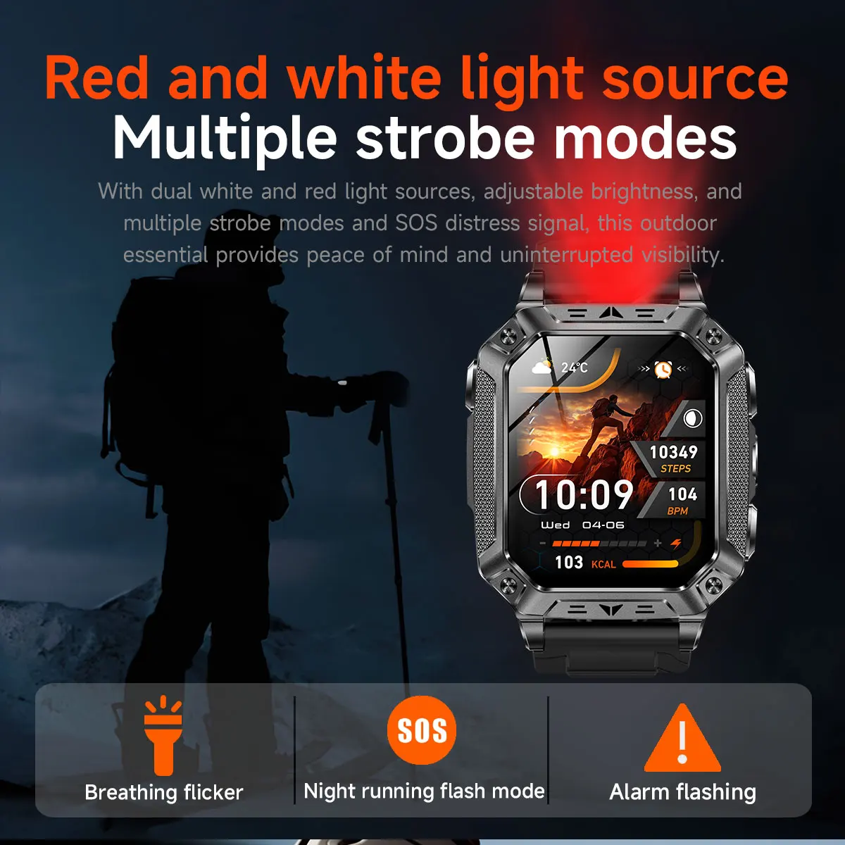2026 New 1400mAh Battery Smart Watch GPS path Bluetooth Call 10ATM Waterproof Swim Sport Run Hiking Outdoors Military Smartwatch