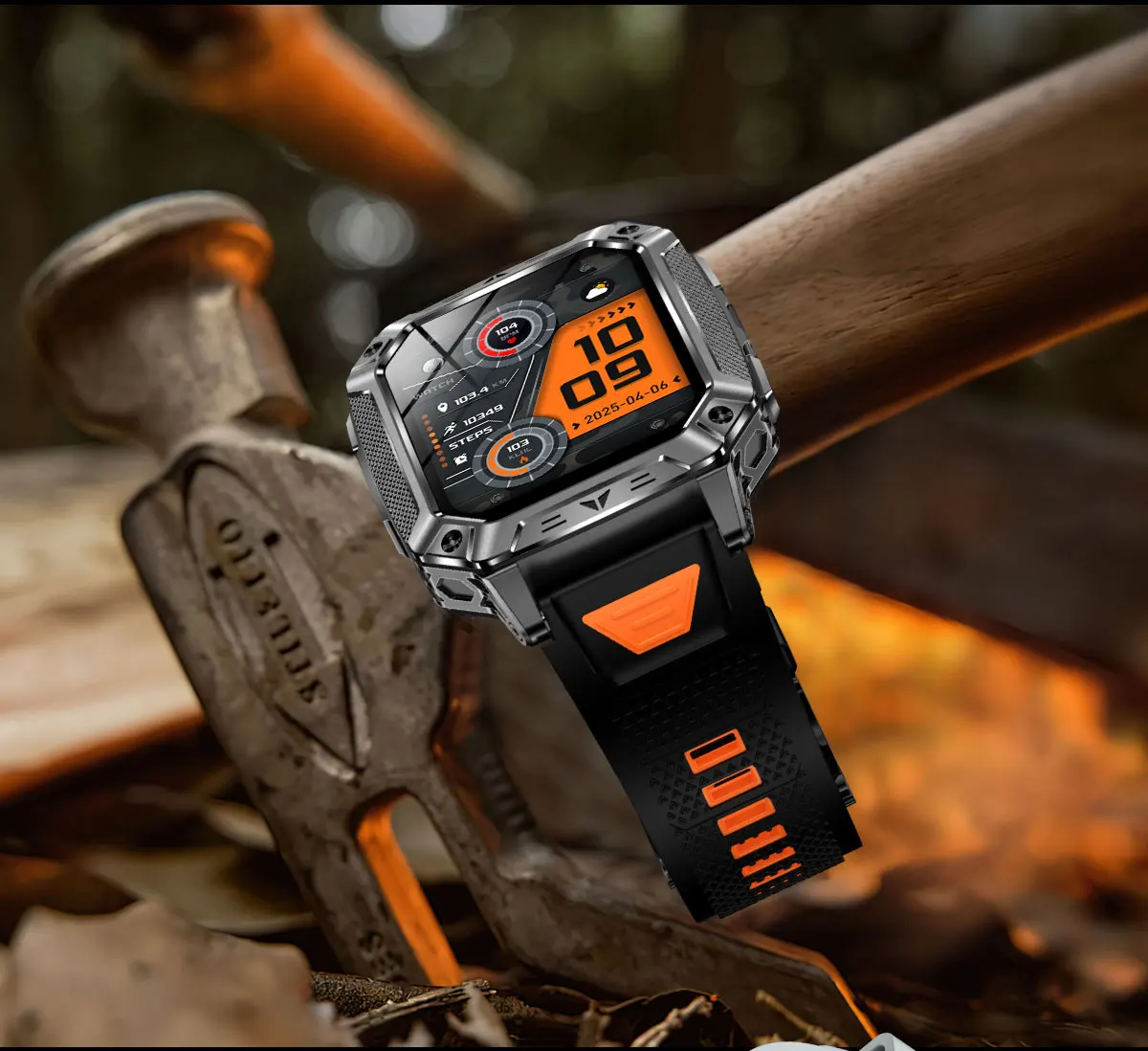 2026 New 1400mAh Battery Smart Watch GPS path Bluetooth Call 10ATM Waterproof Swim Sport Run Hiking Outdoors Military Smartwatch