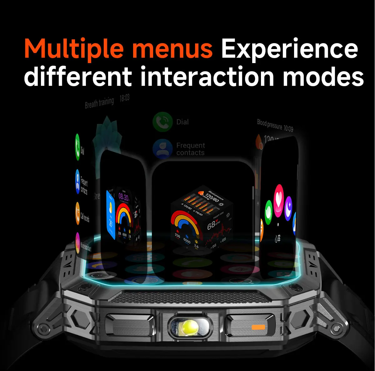 2026 New 1400mAh Battery Smart Watch GPS path Bluetooth Call 10ATM Waterproof Swim Sport Run Hiking Outdoors Military Smartwatch