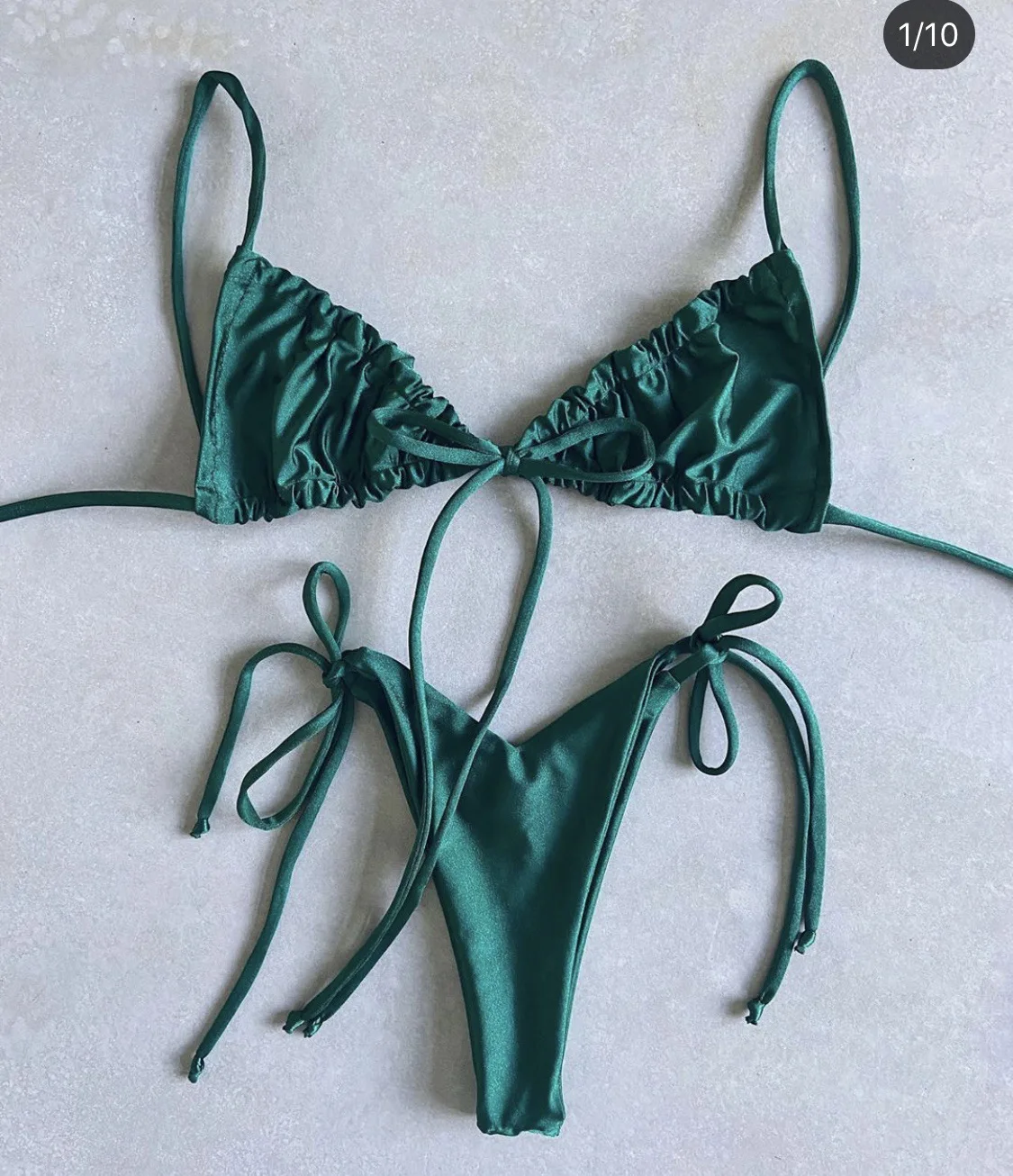 RUOTONGSEPT Low Waist Bikinis 2023 Triangle Swimwear Female Swimsuit Women Print Bikini set two-Piece Suit Push Up Bathing Suit