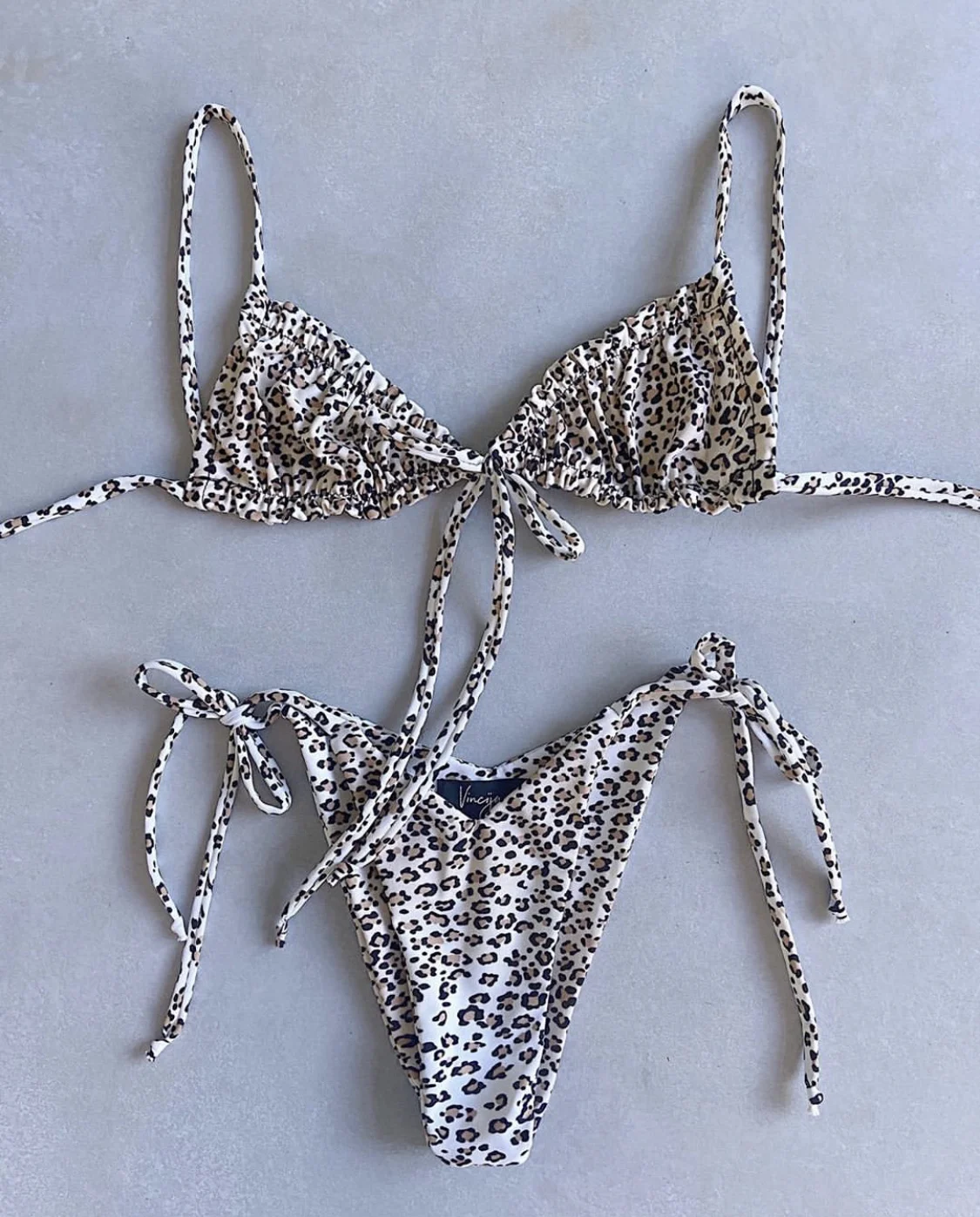 RUOTONGSEPT Low Waist Bikinis 2023 Triangle Swimwear Female Swimsuit Women Print Bikini set two-Piece Suit Push Up Bathing Suit