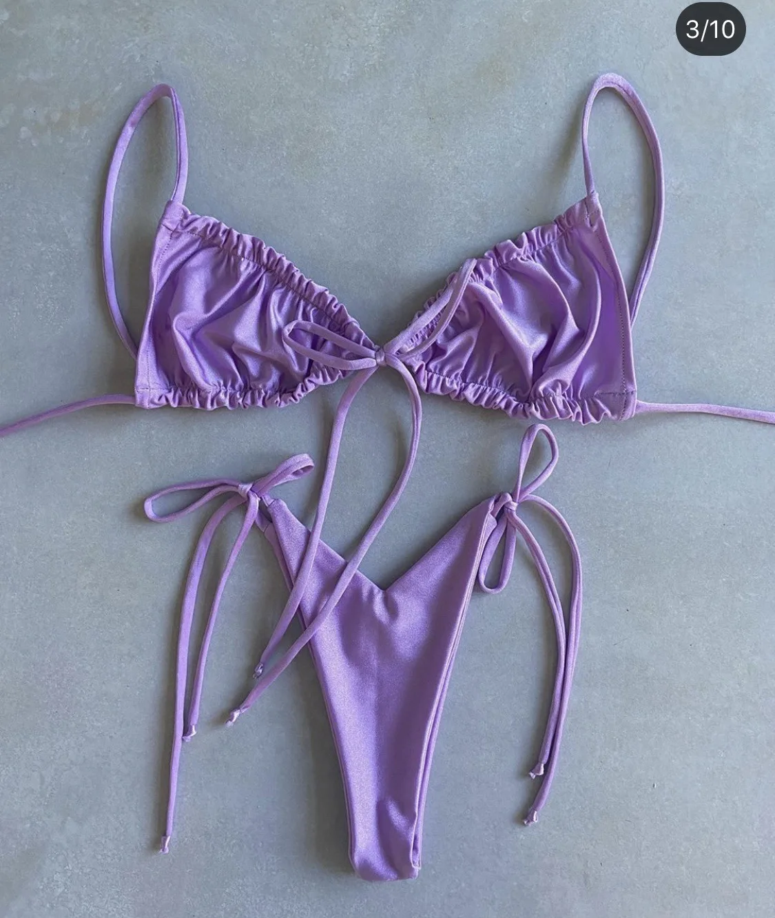 RUOTONGSEPT Low Waist Bikinis 2023 Triangle Swimwear Female Swimsuit Women Print Bikini set two-Piece Suit Push Up Bathing Suit