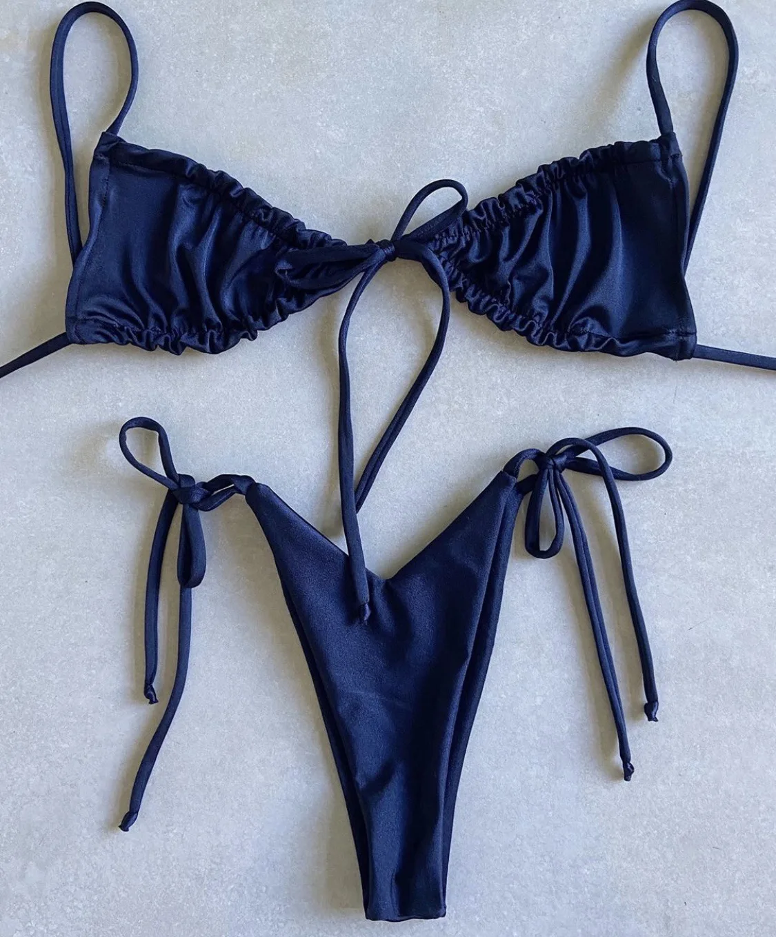 RUOTONGSEPT Low Waist Bikinis 2023 Triangle Swimwear Female Swimsuit Women Print Bikini set two-Piece Suit Push Up Bathing Suit