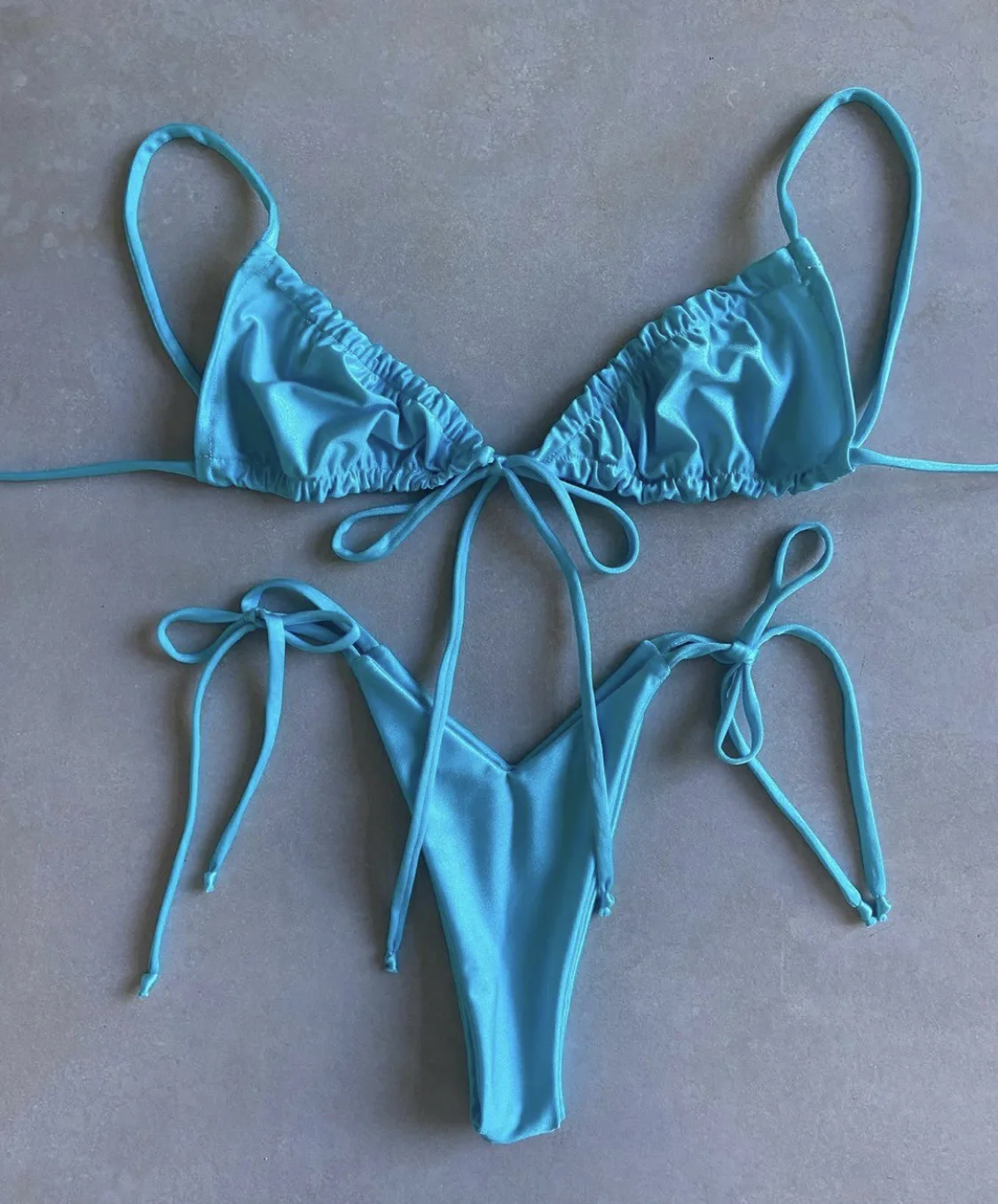 RUOTONGSEPT Low Waist Bikinis 2023 Triangle Swimwear Female Swimsuit Women Print Bikini set two-Piece Suit Push Up Bathing Suit