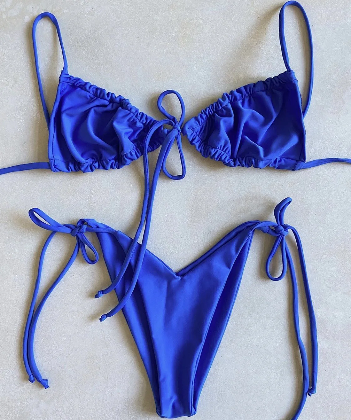 RUOTONGSEPT Low Waist Bikinis 2023 Triangle Swimwear Female Swimsuit Women Print Bikini set two-Piece Suit Push Up Bathing Suit
