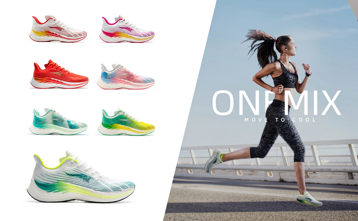 ONEMIX Running Shoes for Men Breathable Racing Sport Shoes Casual Soft New Trend Outdoor Male Anti-slip Walking Sneakers