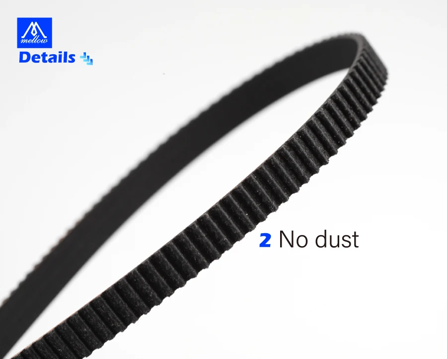 Mellow High Temperature EPDM GATES-LL-2GT Gear Synchronous Belt GT2 Width 6MM 9MM 10MM Timing Belt For BOX 3D Printer Voron BLV