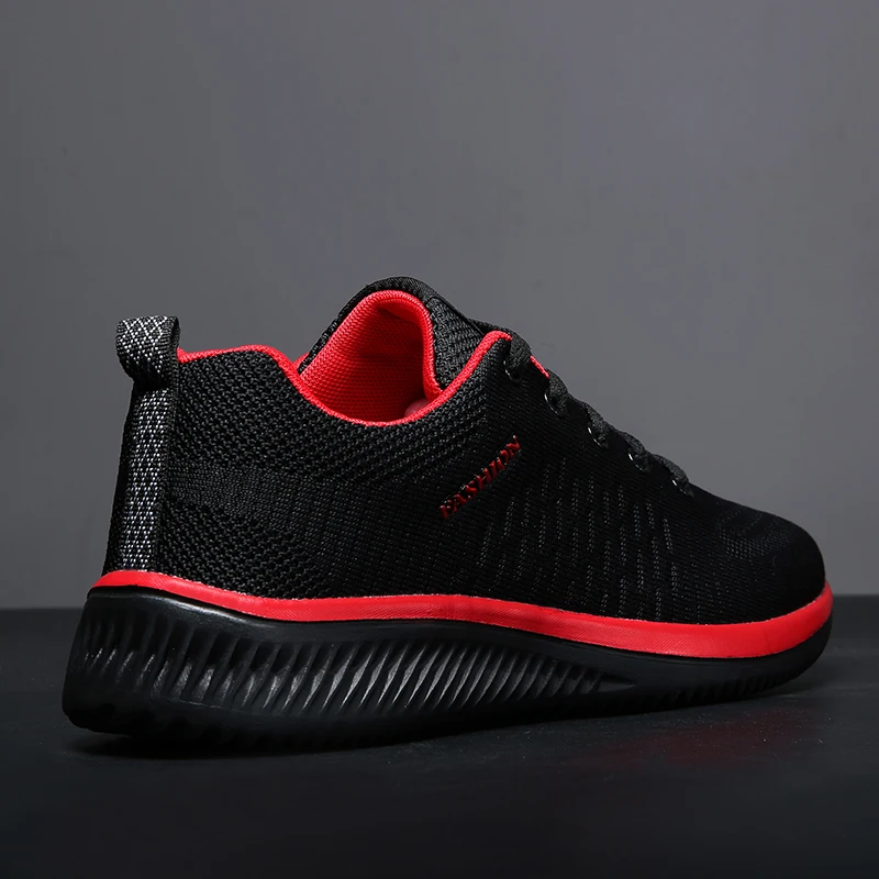 Sport Shoes Men Lightweight Running Sneakers Walking Casual Breathable Shoes Non-slip Comfortable lack Big Size 38-48 Hombre