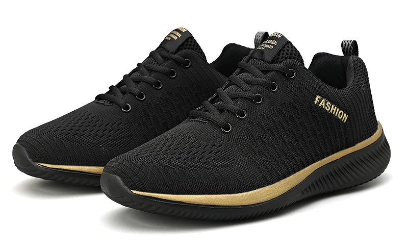 Sport Shoes Men Lightweight Running Sneakers Walking Casual Breathable Shoes Non-slip Comfortable lack Big Size 38-48 Hombre