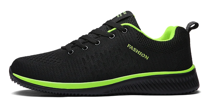 Sport Shoes Men Lightweight Running Sneakers Walking Casual Breathable Shoes Non-slip Comfortable lack Big Size 38-48 Hombre