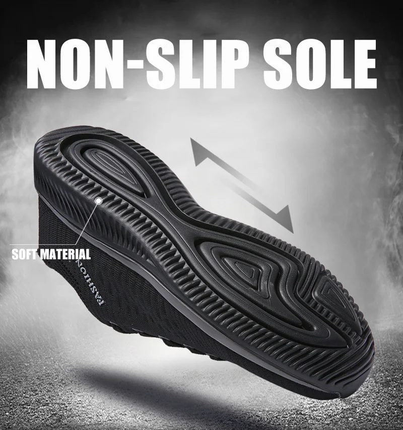 Sport Shoes Men Lightweight Running Sneakers Walking Casual Breathable Shoes Non-slip Comfortable lack Big Size 38-48 Hombre