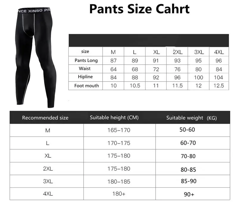 Mens Tight Gym Compression Pants Quick Dry Fit Sportswear Running Tights Men Legging Fitness Training Sexy Sport Gym Leggings
