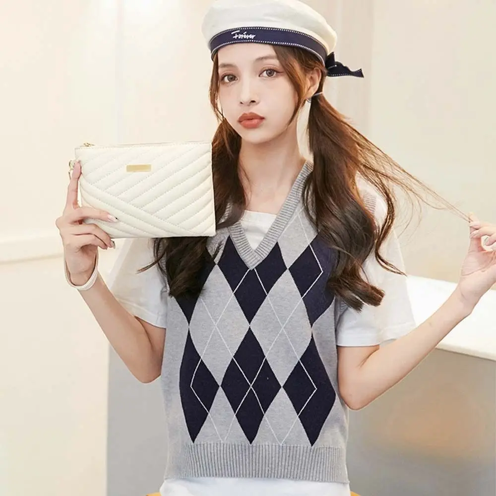 Stylish Women Wristlet Bag Women Leather Envelope Design Bag Shopping Traveling Portable Small Purse Clutch Wallet