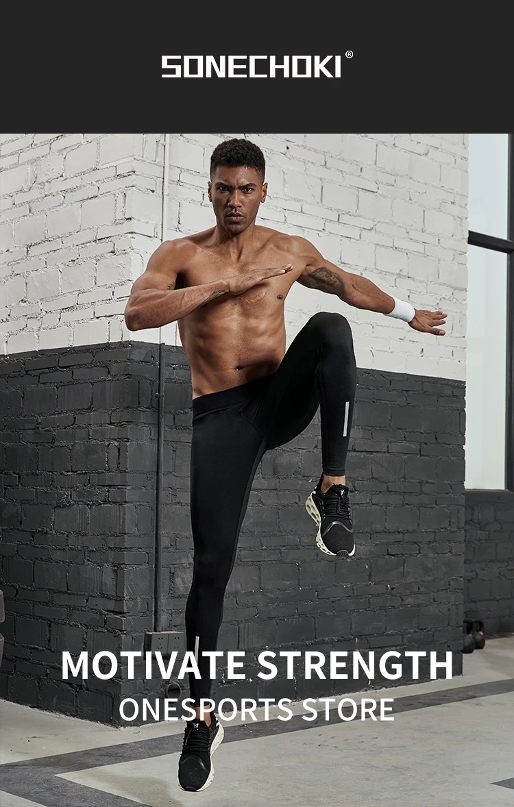 VANSYDICAL Compression Pants Men Running Tights with Reflective Striped Basketball Legging Workout Elastic Waist Trousers Men