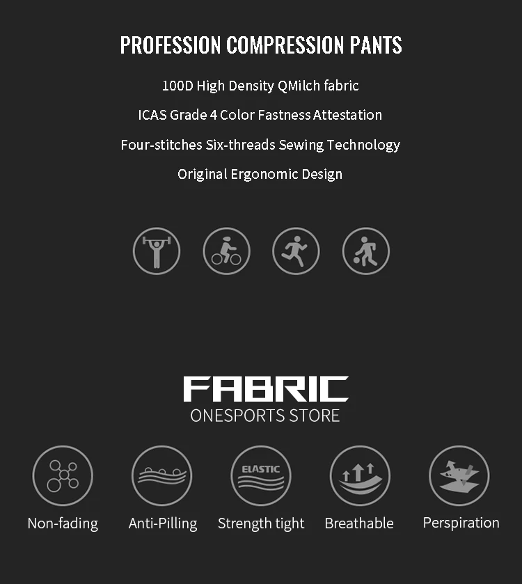 VANSYDICAL Compression Pants Men Running Tights with Reflective Striped Basketball Legging Workout Elastic Waist Trousers Men