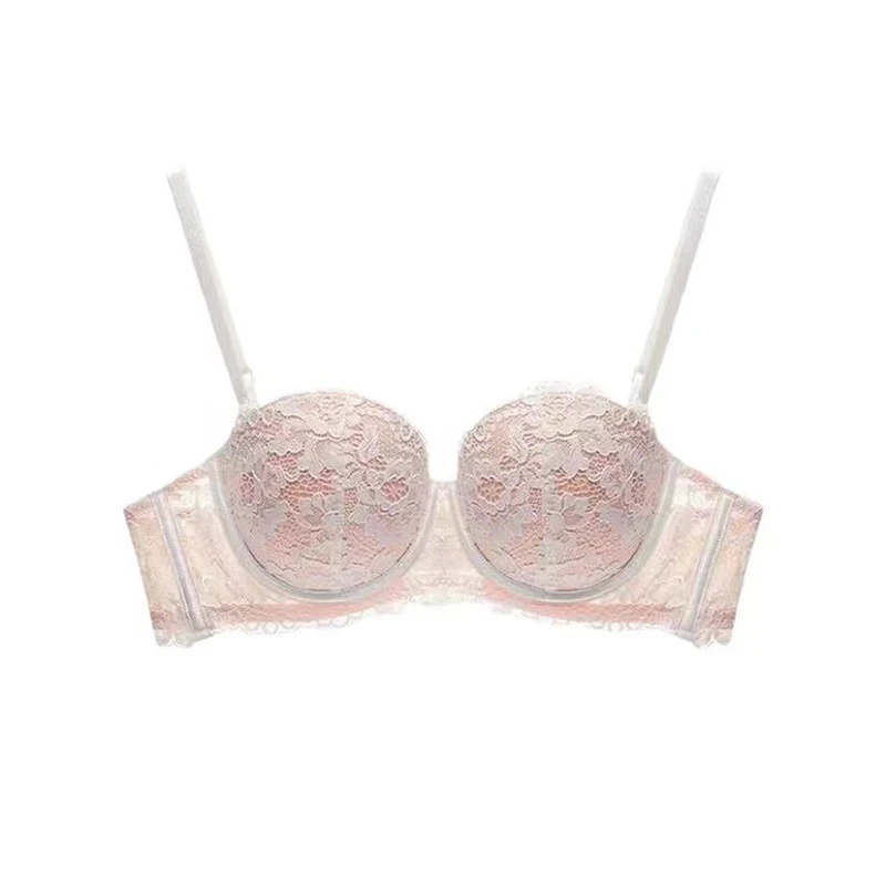 1PC Lace Sexy Bras For Women Breathable Underwear Gather Push Up Bra Lingerie Solid Color Seamless Bralette Women Lingerie