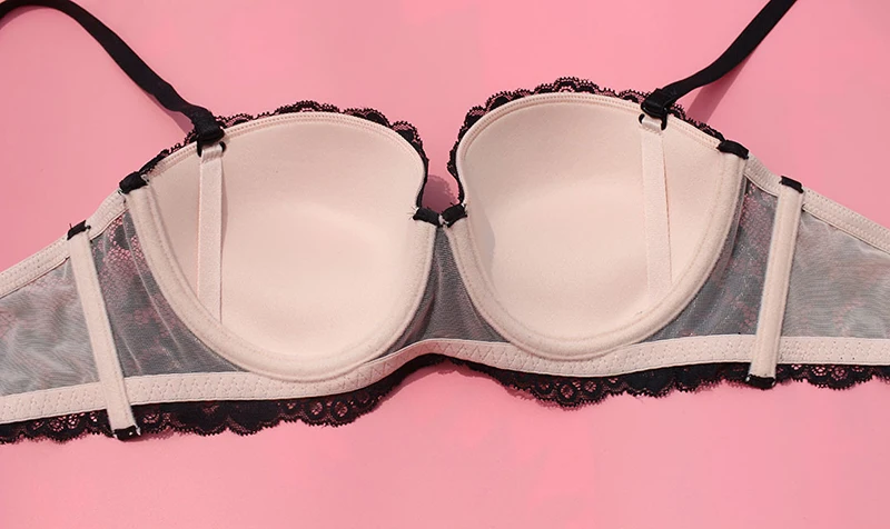 1PC Lace Sexy Bras For Women Breathable Underwear Gather Push Up Bra Lingerie Solid Color Seamless Bralette Women Lingerie