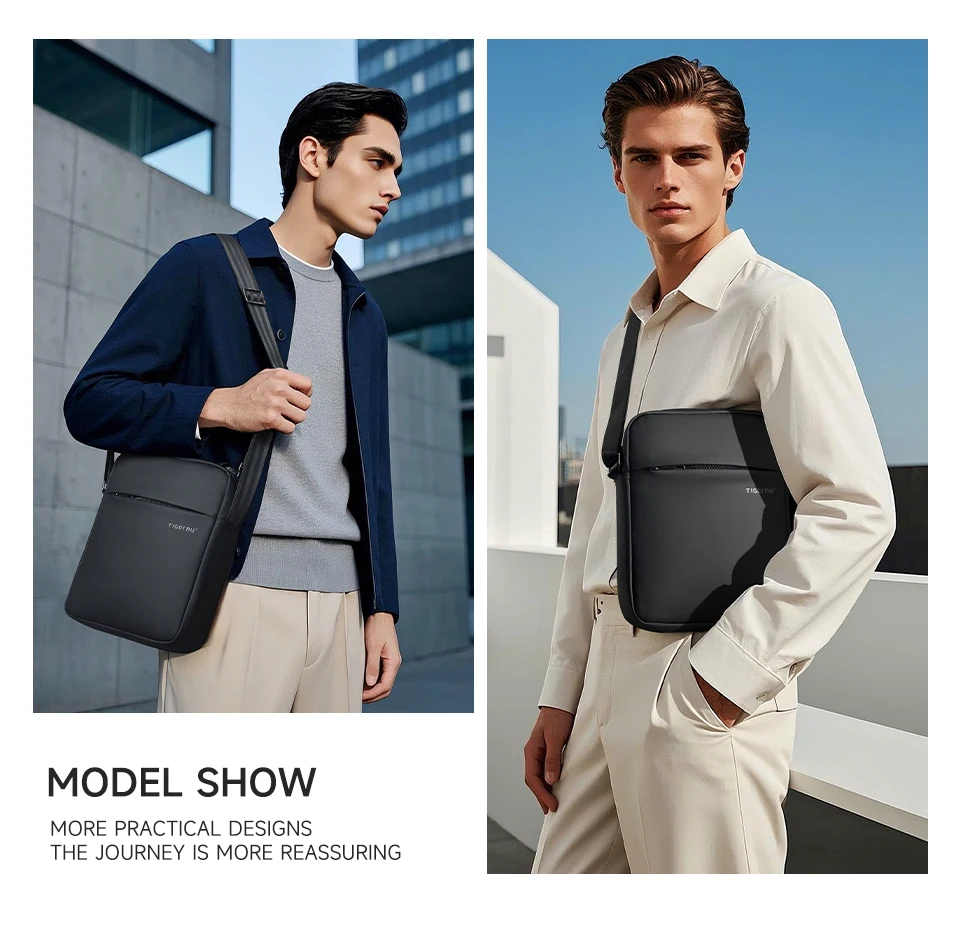 Tigernu New Men Messenger Bag High Quality Waterproof Shoulder Bag For Men Business Travel Crossbody Bag Male Mini Bag