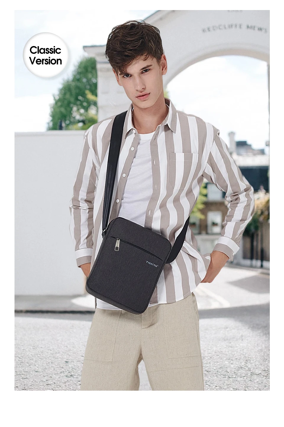 Tigernu New Men Messenger Bag High Quality Waterproof Shoulder Bag For Men Business Travel Crossbody Bag Male Mini Bag
