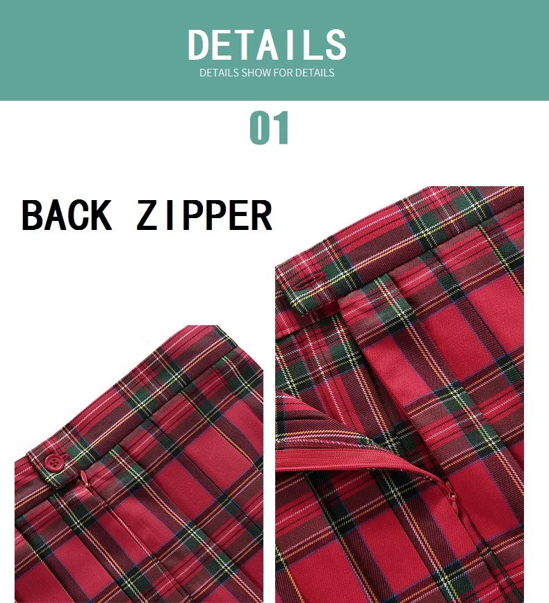 Women Plaid Pleat Skirt With Necktie Bowtie XS- 5XL Harajuku Preppy Mini Japanese School Uniforms Girls Summer Jupe Kawaii Skirt